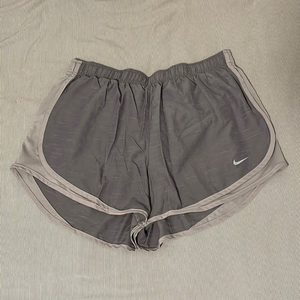 Nike Dri-Fit gray running shorts